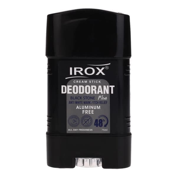 دئودورانت مردانه ایروکس مدل Black Stone حجم 75 میلی‌لیتر(انقضا1406/11)