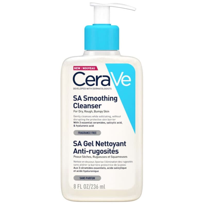 ژل شسستشو سراوی CeraVe مدل SA Smoothing حجم 236 میل | صاف و نرم کننده پوست زبر و خشک CeraVe SA Smoothing Cleanser 236ml