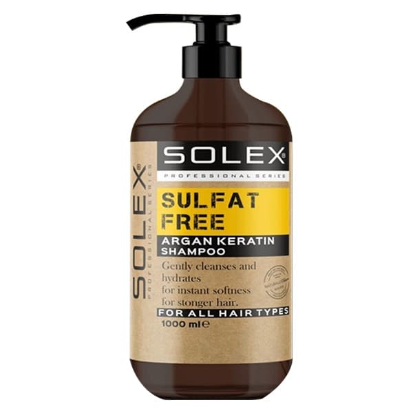 شامپو بدون سولفات سولکس حاوی روغن آرگان