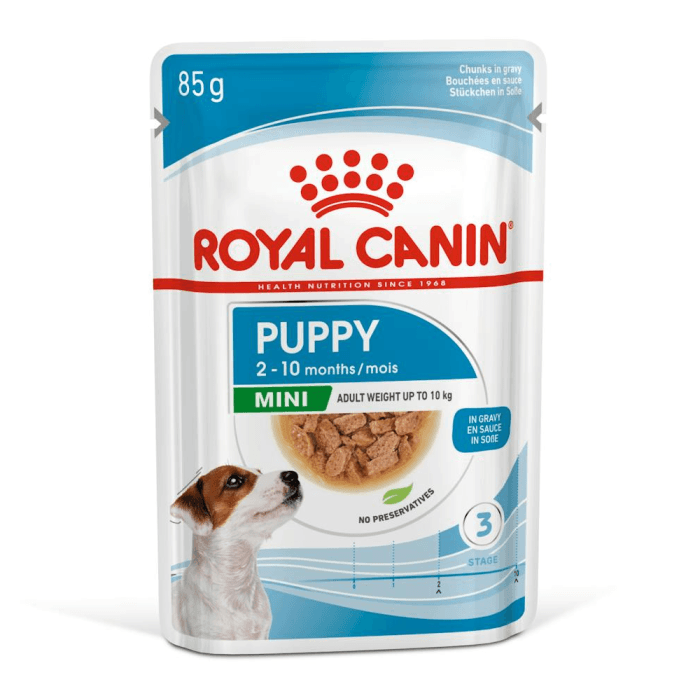 پوچ توله سگ نژاد کوچک رویال کنین وزن ۸۵ گرم