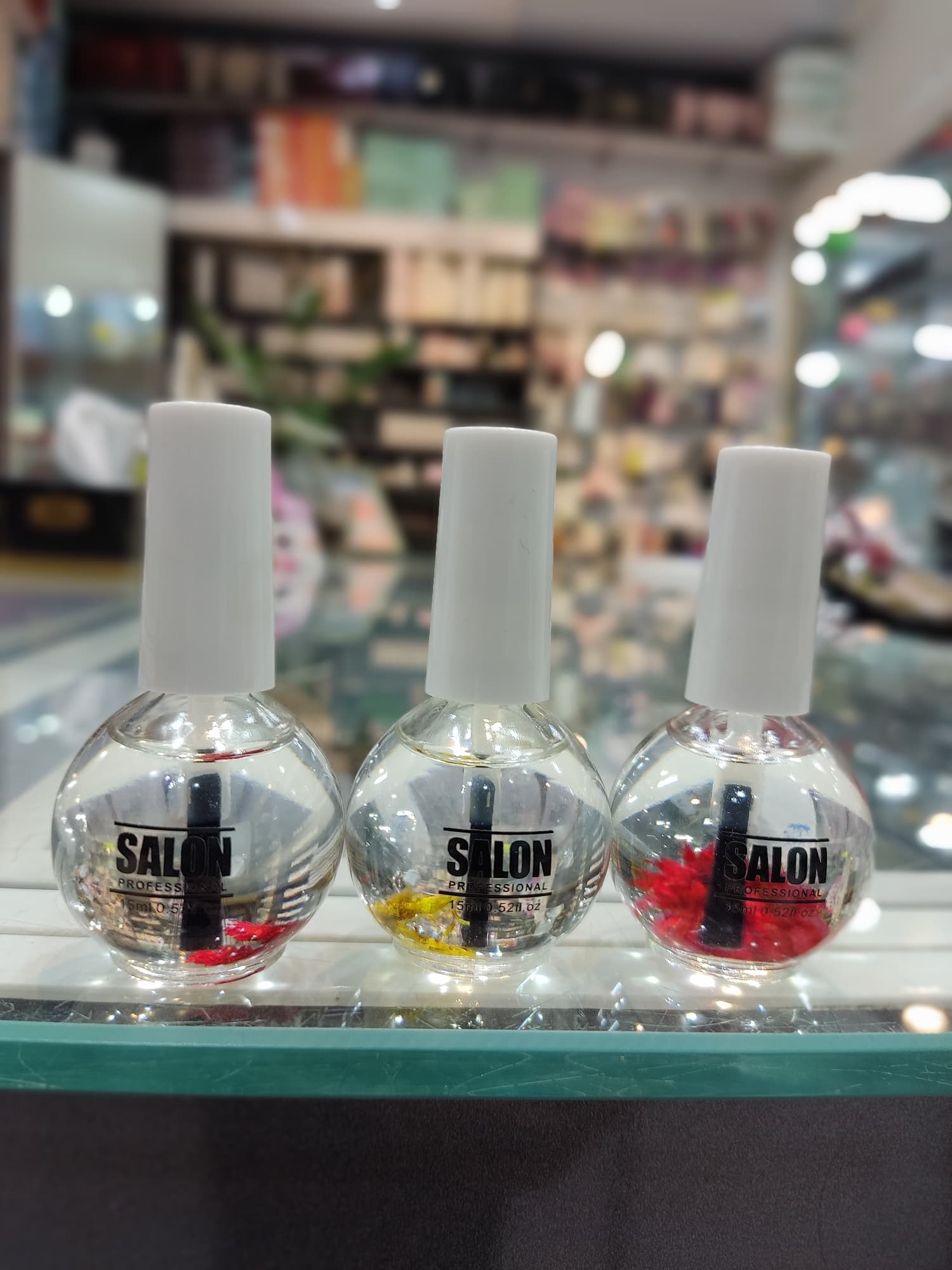 روغن کوتیکول ناخن 15 میل گلدار سالن Salon