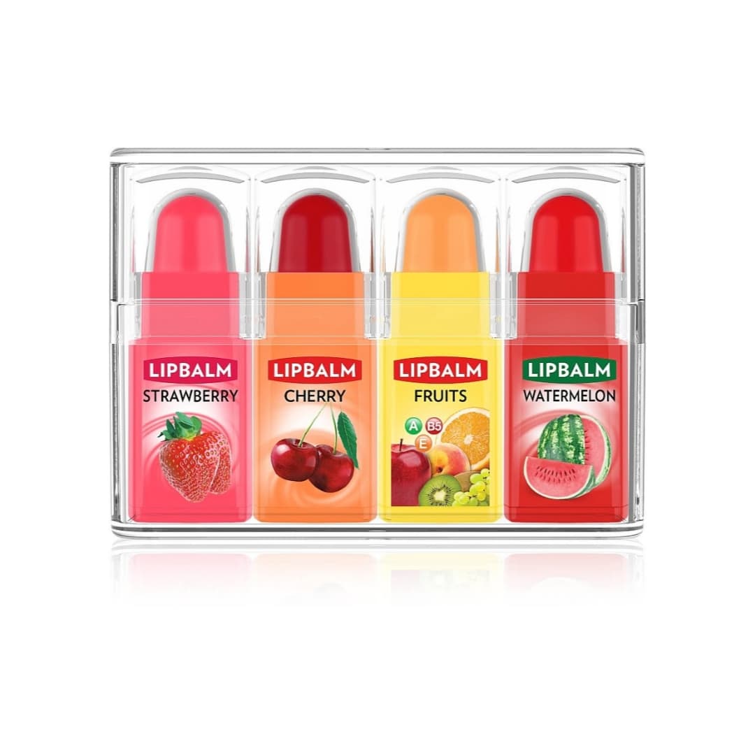 پک 4 عددی بالم لب میوه ای گلدن رز