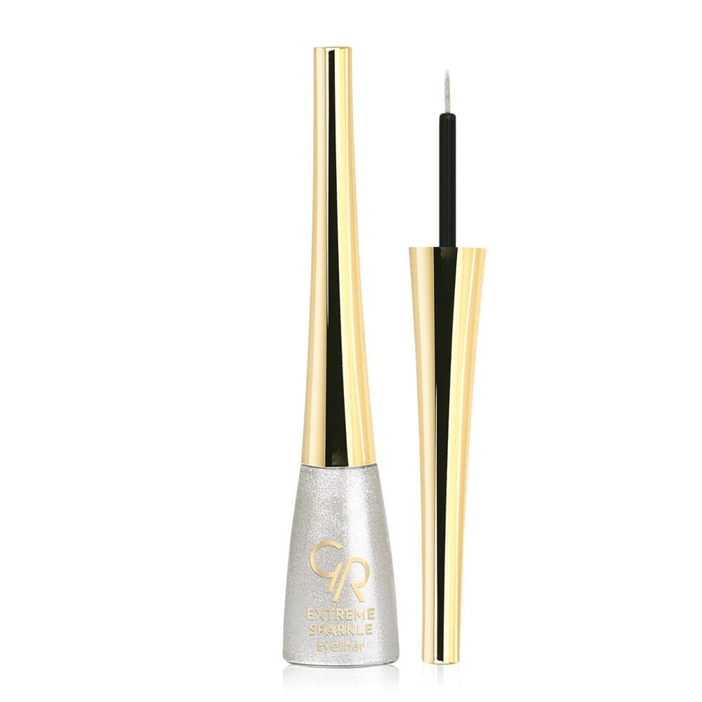 خط چشم رنگی (نقره ای اکلیلی) گلدن رز مدل اکسترمی Golden Rose Exterme Eyeliner