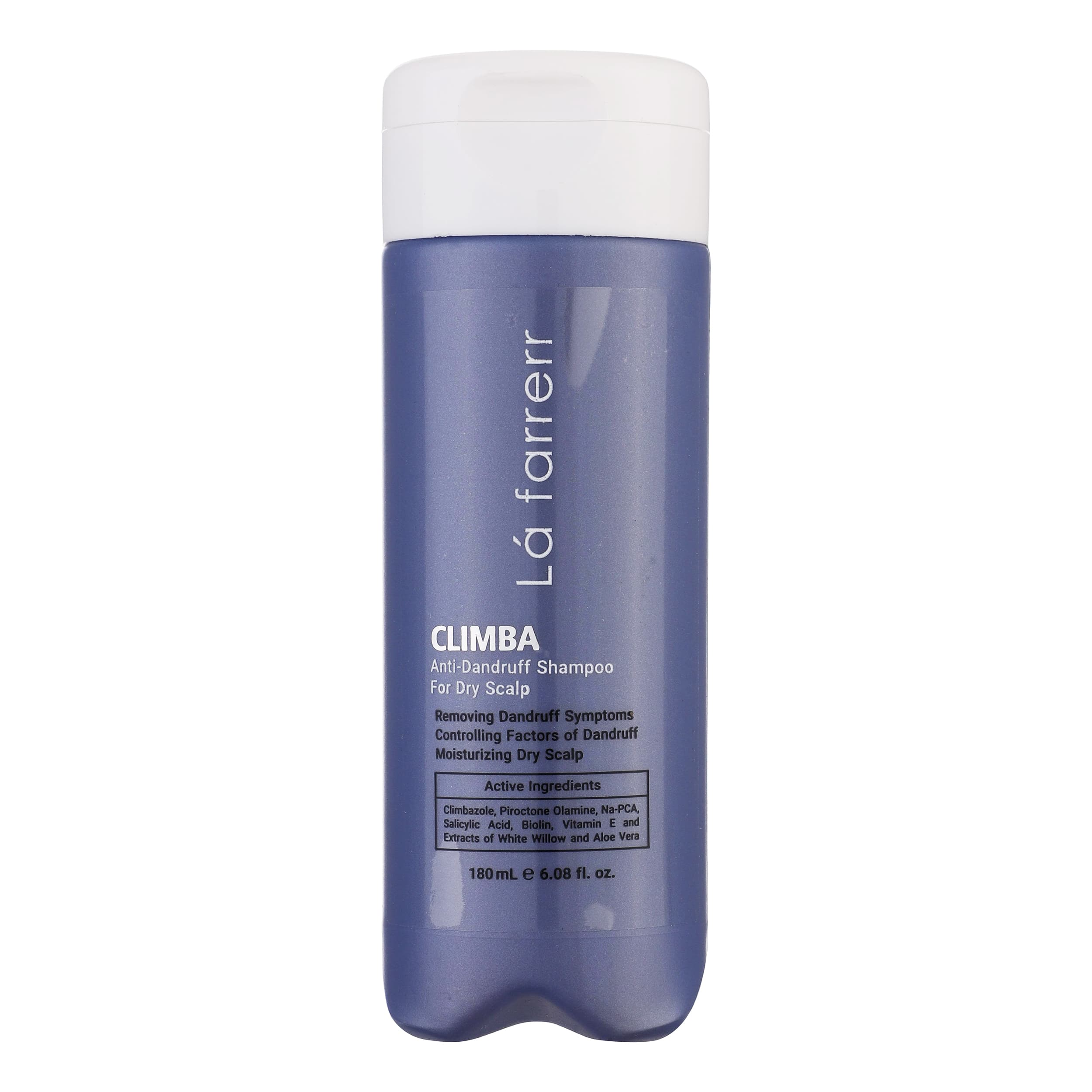 شامپو ضد شوره لافارر مخصوص موهای خشک و زبر مدل کلیمبا حجم 180 میلی لیتر