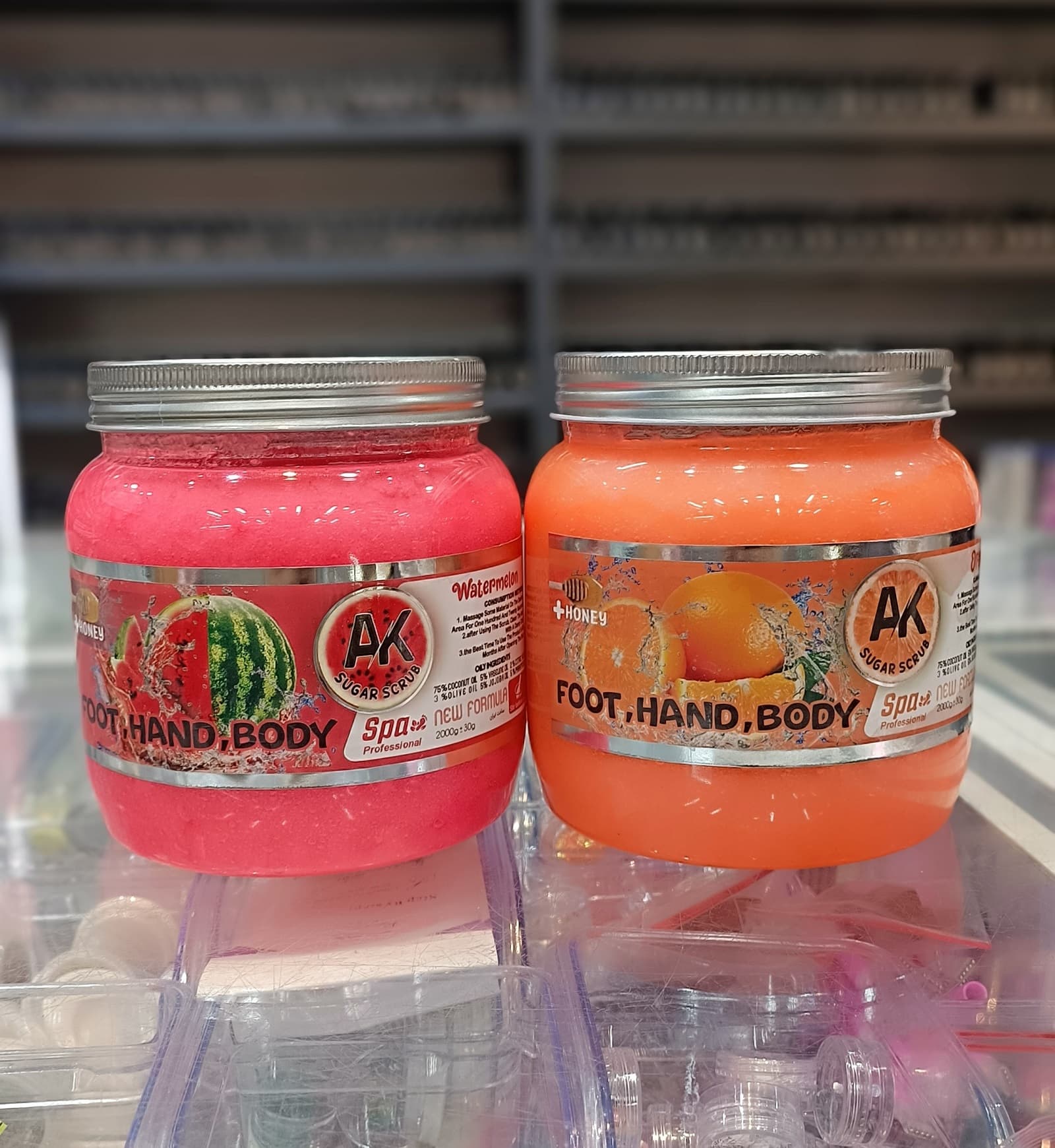 اسکراب شکری بدن 2000 گرمی ای کا AK پدیکور