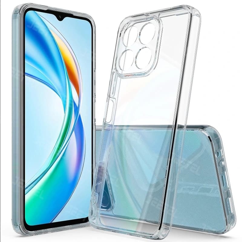 قاب شفاف Honor X5B / X5B Plus مدل ژله ای محافظ لنزدار