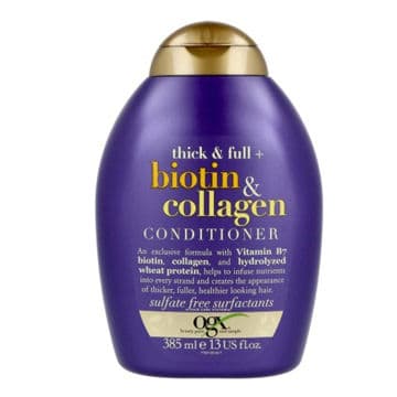 شامپو بدون سولفات او جی ایکس ogx مدل بیوتین و کلاژن حجم 385 میل