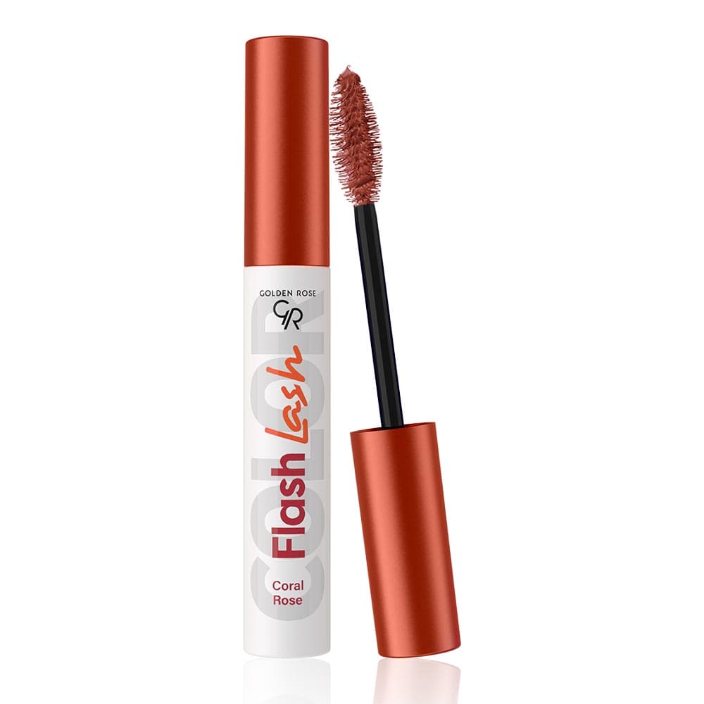 ریمل رنگی گلدن رز Coral Rose مدل Flash Lash | ریمل صورتی مرجانی خاص