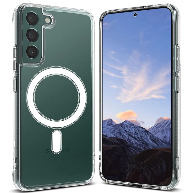 قاب مگ سیف شفاف مناسب برای Samsung Galaxy S21 fe