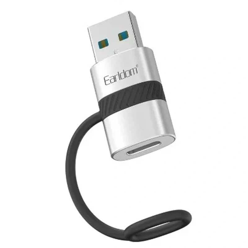 مبدل کانکتور مدل USB-C به USB 3.0 ایرلدوم Earldom OT91A (100% اورجینال)