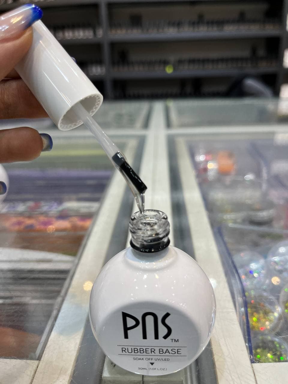 رابر بیس / لمینت ناخن 30 میل کلییر پی ان اس Pns کد RB