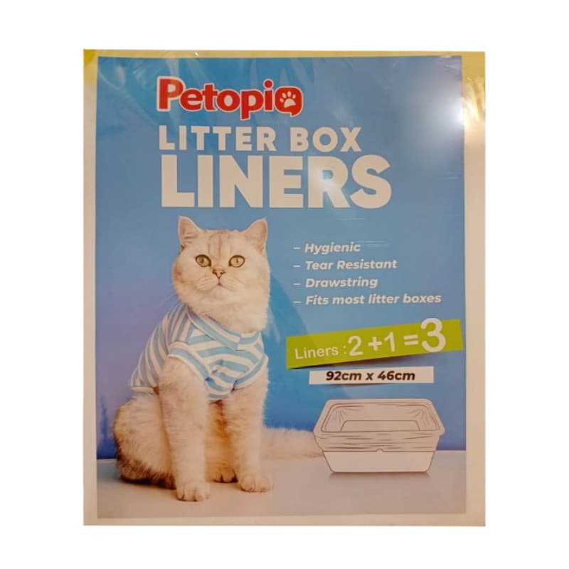 لاینر ظرف خاک مخصوص گربه پتوپیا بسته 3 عددی