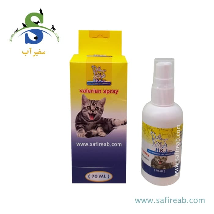 اسپری آرامش بخش سنبل الطیب گربه (۷۰ میلی لیتر) اچ اند جی پت