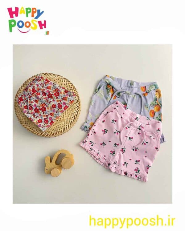 شلوارک دخترانه نخی برند name it