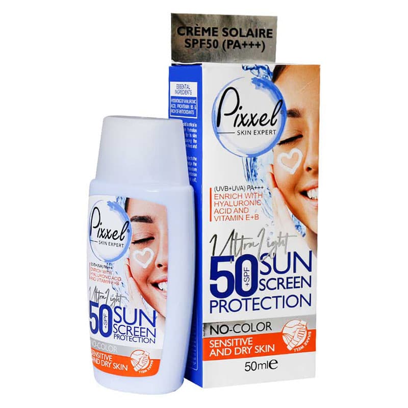 ضد آفتاب پوست خشک پیکسل SPF50 حجم 50ml