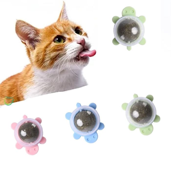 آبنبات کت نیپ دیواری گربه مدل لاکپشتی کد 106037