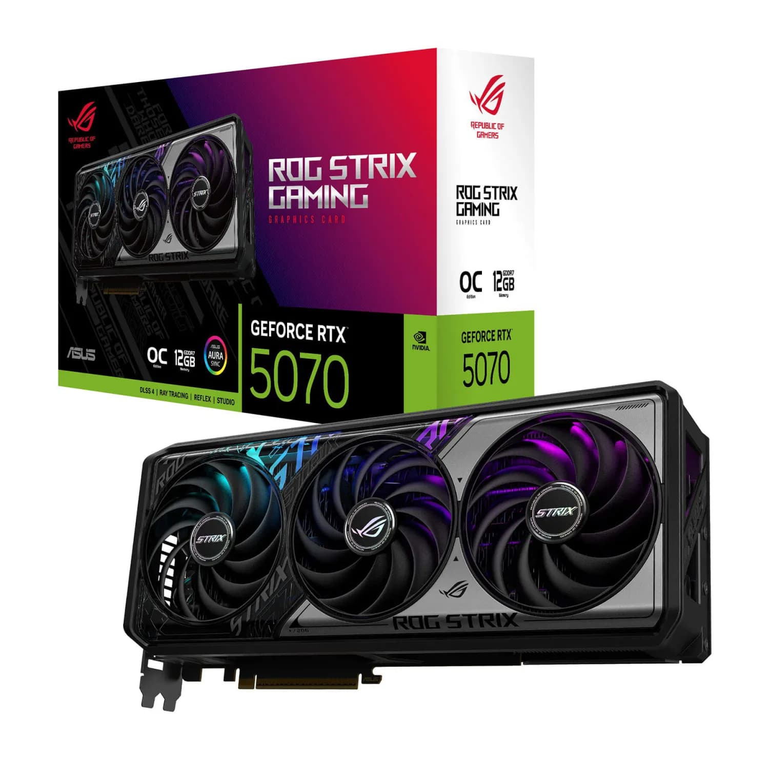 کارت گرافیک ایسوس مدل ROG Strix GeForce RTX 5070 12GB GDDR7 OC Edition