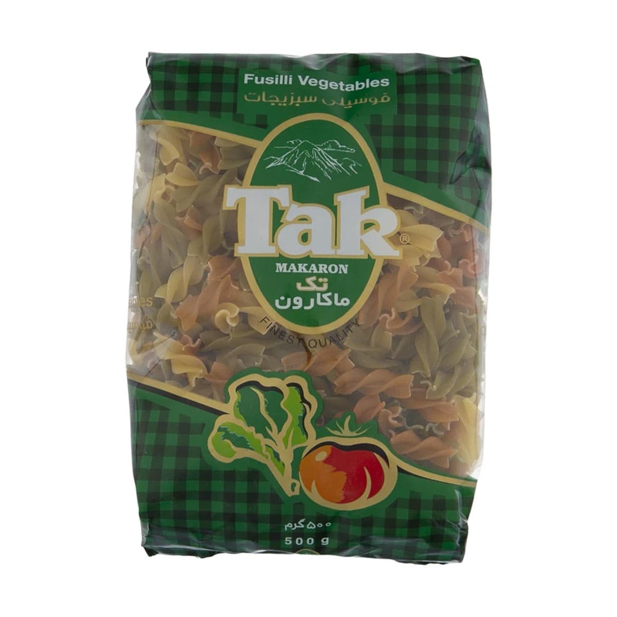 ماکارونی فرمی فوسیلی سبزیجات تک ماکارون 500 گرم
