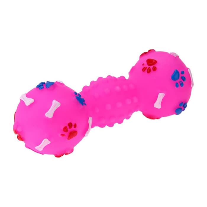 اسباب بازی دندانی سگ دمبل سوتکدار طرح پنجه کوچک