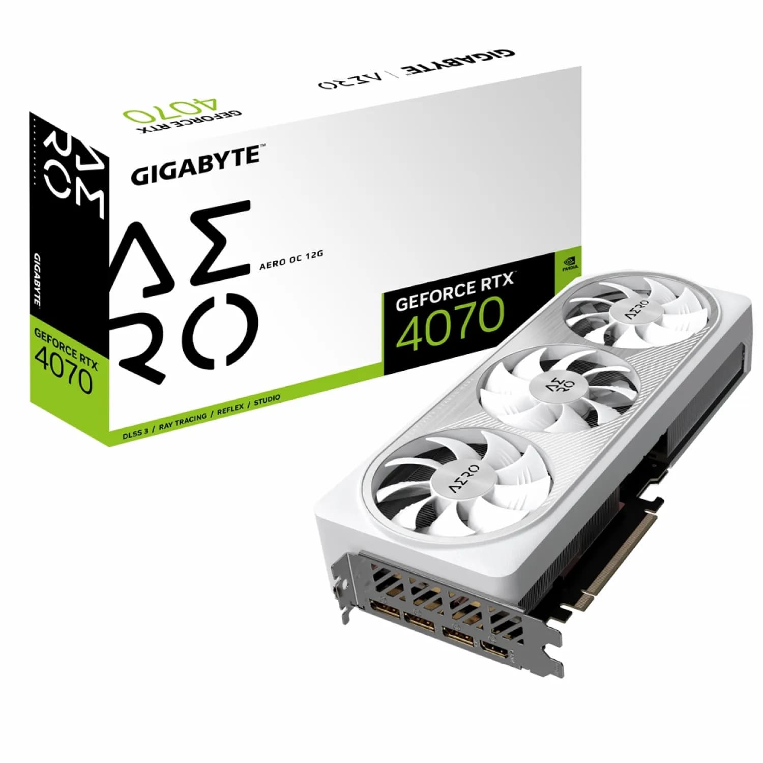 کارت گرافیک گیگابایت مدل GeForce RTX 4070 AERO 12GB OC
