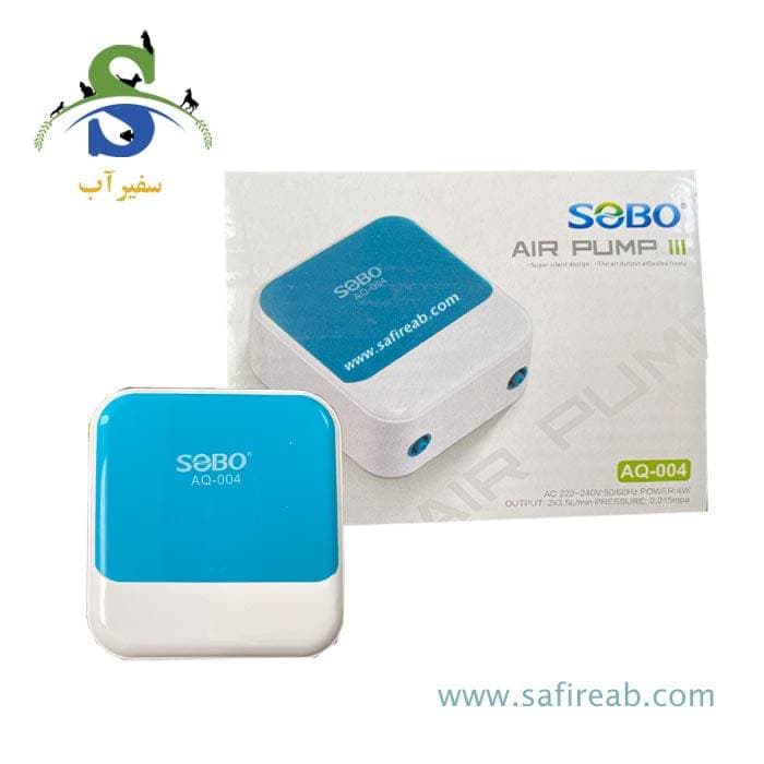 پمپ هوا دو خروجی AQ-004 سوبو