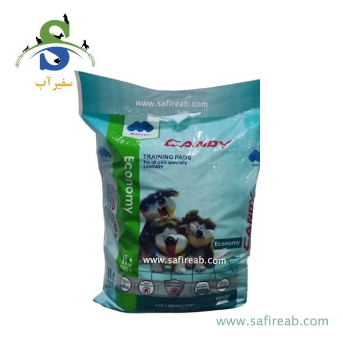 پد بهداشتی اکونومی یکبار مصرف ۶۰ در ۸۰ سانت سگ و گربه (بسته ۱۱ عددی) کندی