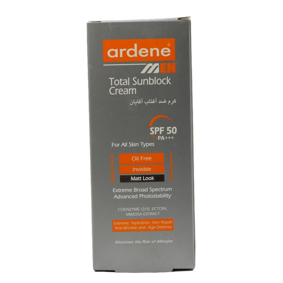 کرم ضد آفتاب اس پی اف-50 مناسب آقايان 50 گرم آردن