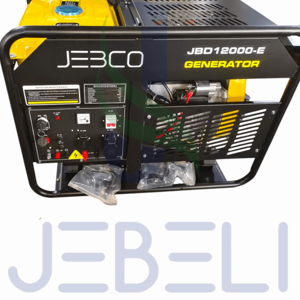 موتور برق 12000 وات دیزل دوسیلندر جبکو مدل JEBCO JBD12000E