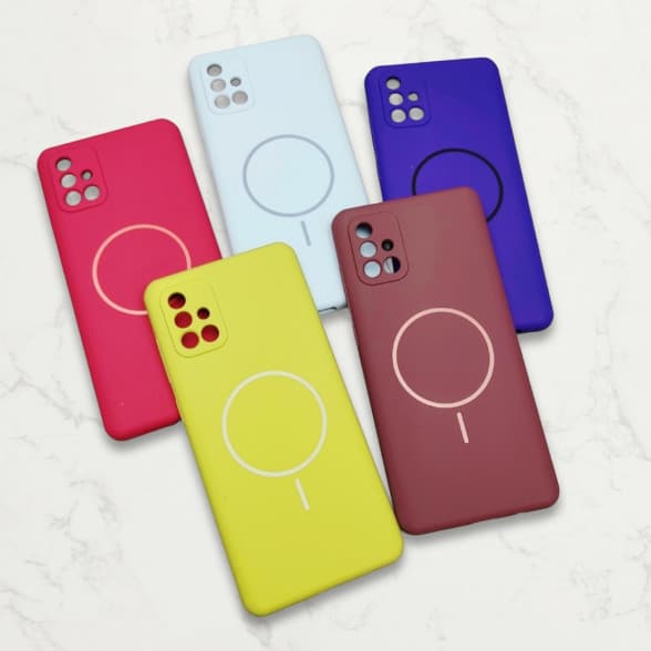 قاب سیلیکونی اورجینال طرح مگ سیف Samsung A71