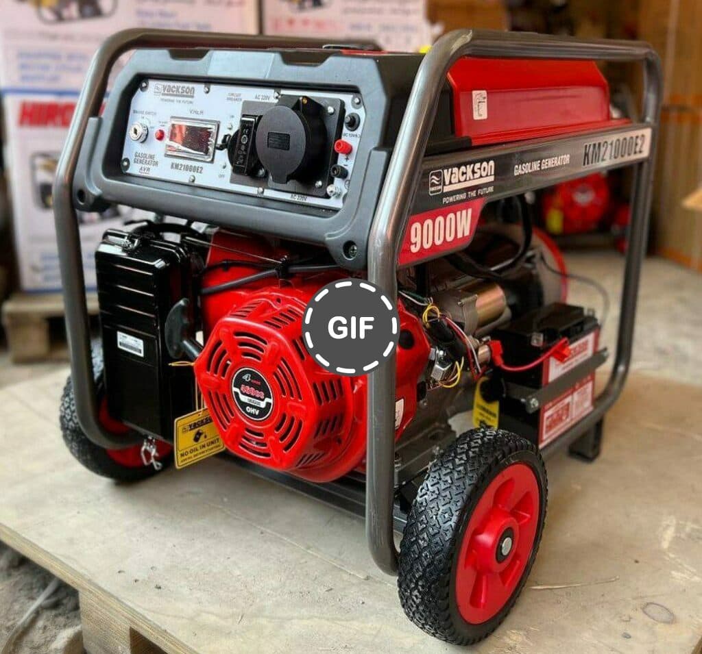 موتور برق 9.5 کیلووات واقعی استارتی تمام مس واکسون مدل KM21000E2