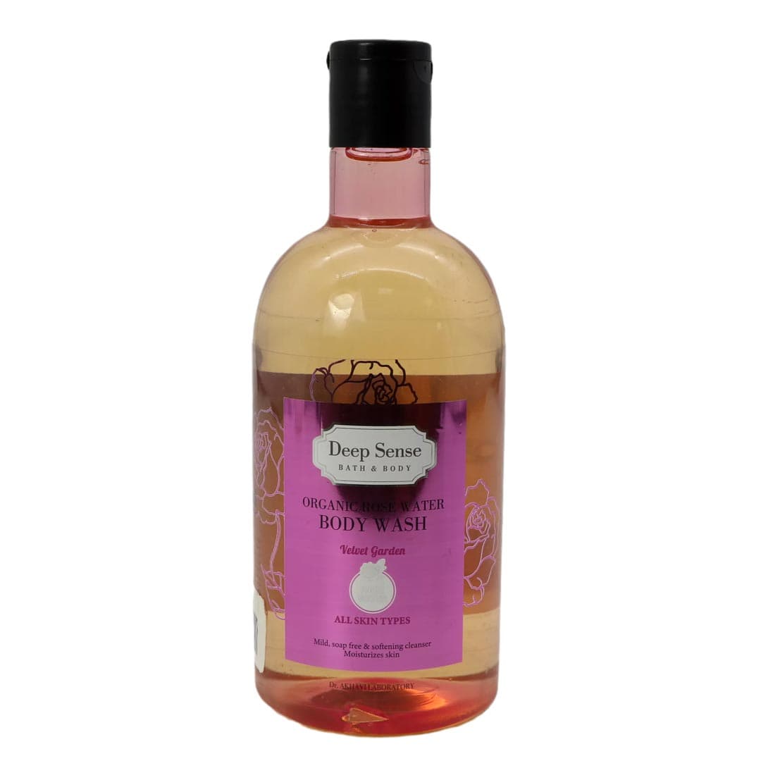 شامپو بدن گلاب مناسب انواع پوست دیپ سنس ۴۰۰ میلی لیتر
