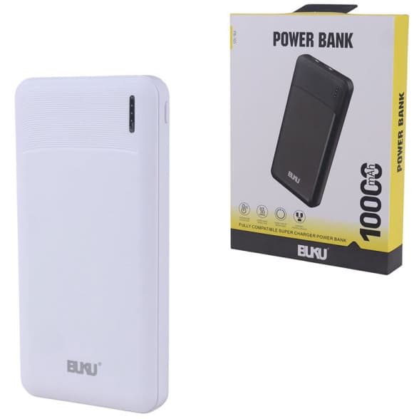 پاوربانک BUKU ظرفیت 10000 فست شارژ 12W مدل PB-105
