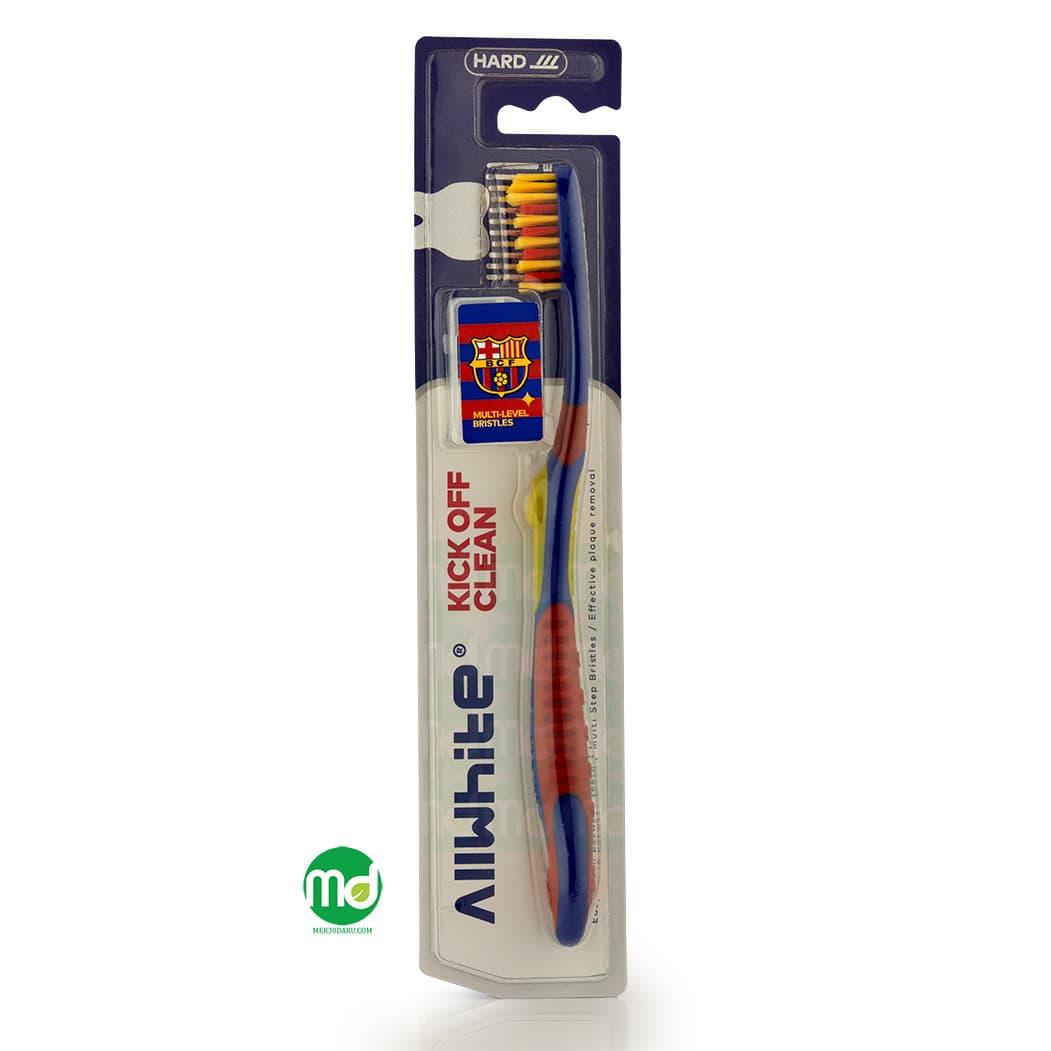 مسواک سخت آل وایت مدل Kick Off Clean