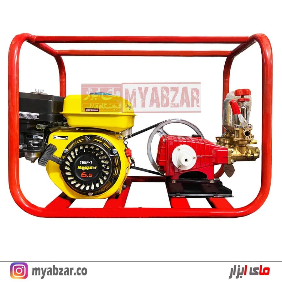سمپاش زنبه ای موتور نویگیتور 6.5 با پمپ 45 بار