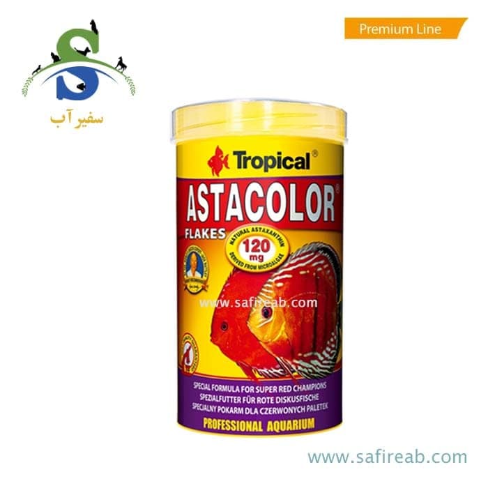 غذای پولکی دیسکس آستا کالر تروپیکال