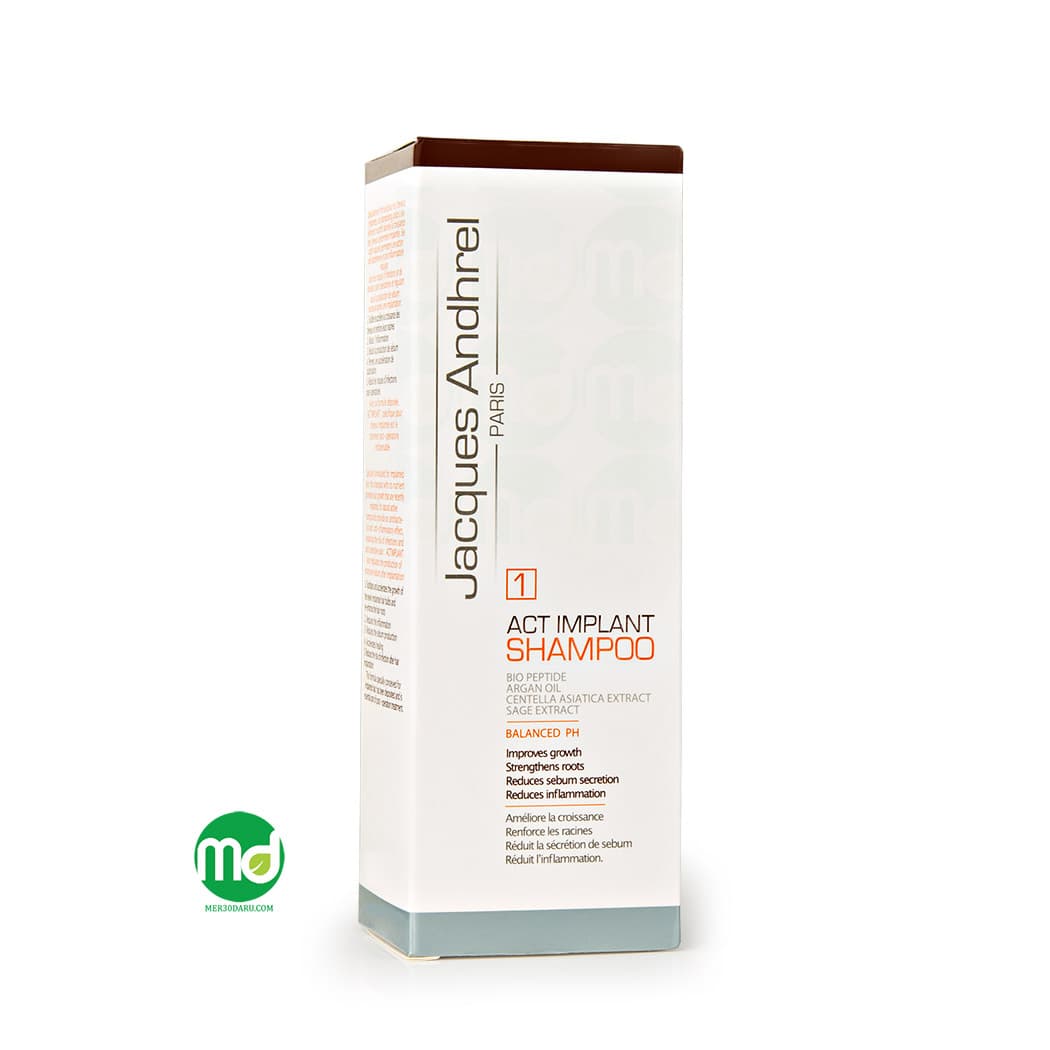 شامپو اکتی ایمپلنت ژاک آندرل مناسب مو کاشته شده