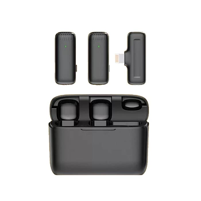 میکروفن یقه ای بیسیم مدل J13 Dual Lightning