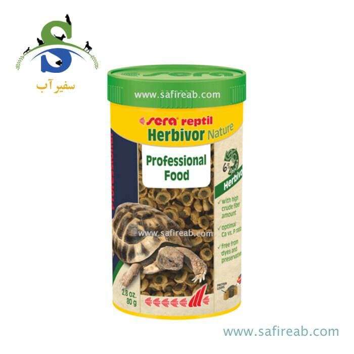 غذای گرانولی خزندگان گیاه خوار رپتایل هربی وور نیچر سرا