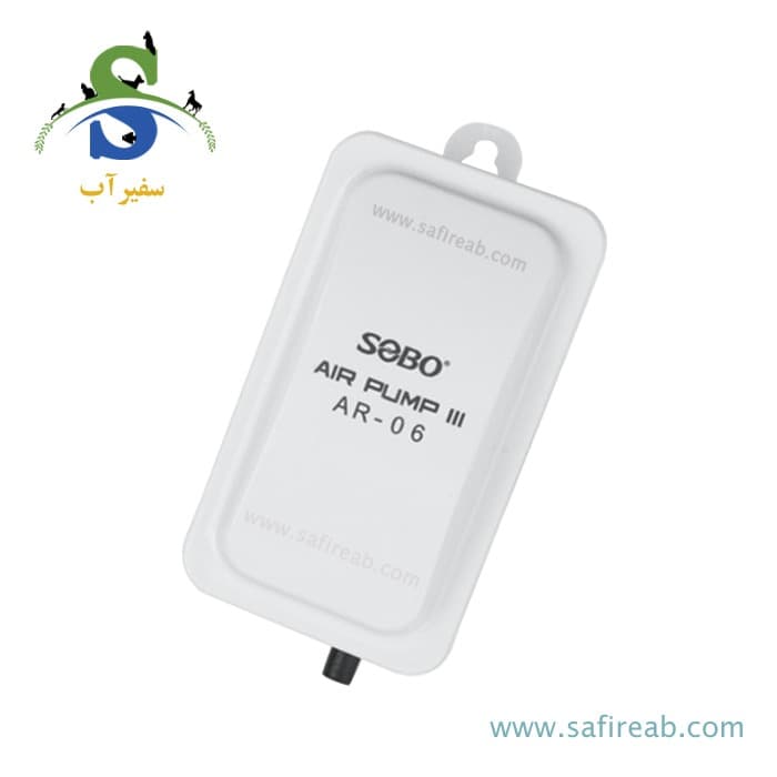 پمپ هوا تک خروجی آکواریوم AR-06 سوبو