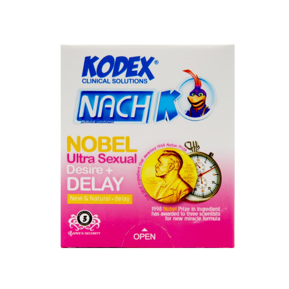 کاندوم کدکس مدل Nobel بسته 3 عددی