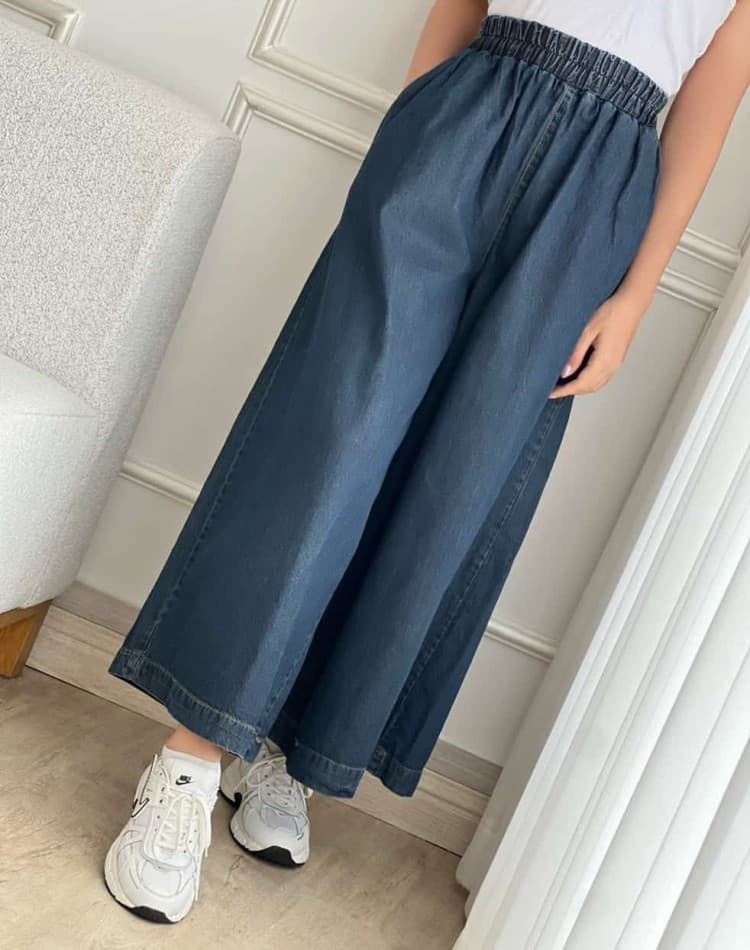 شلوار دامنی جین اتکا