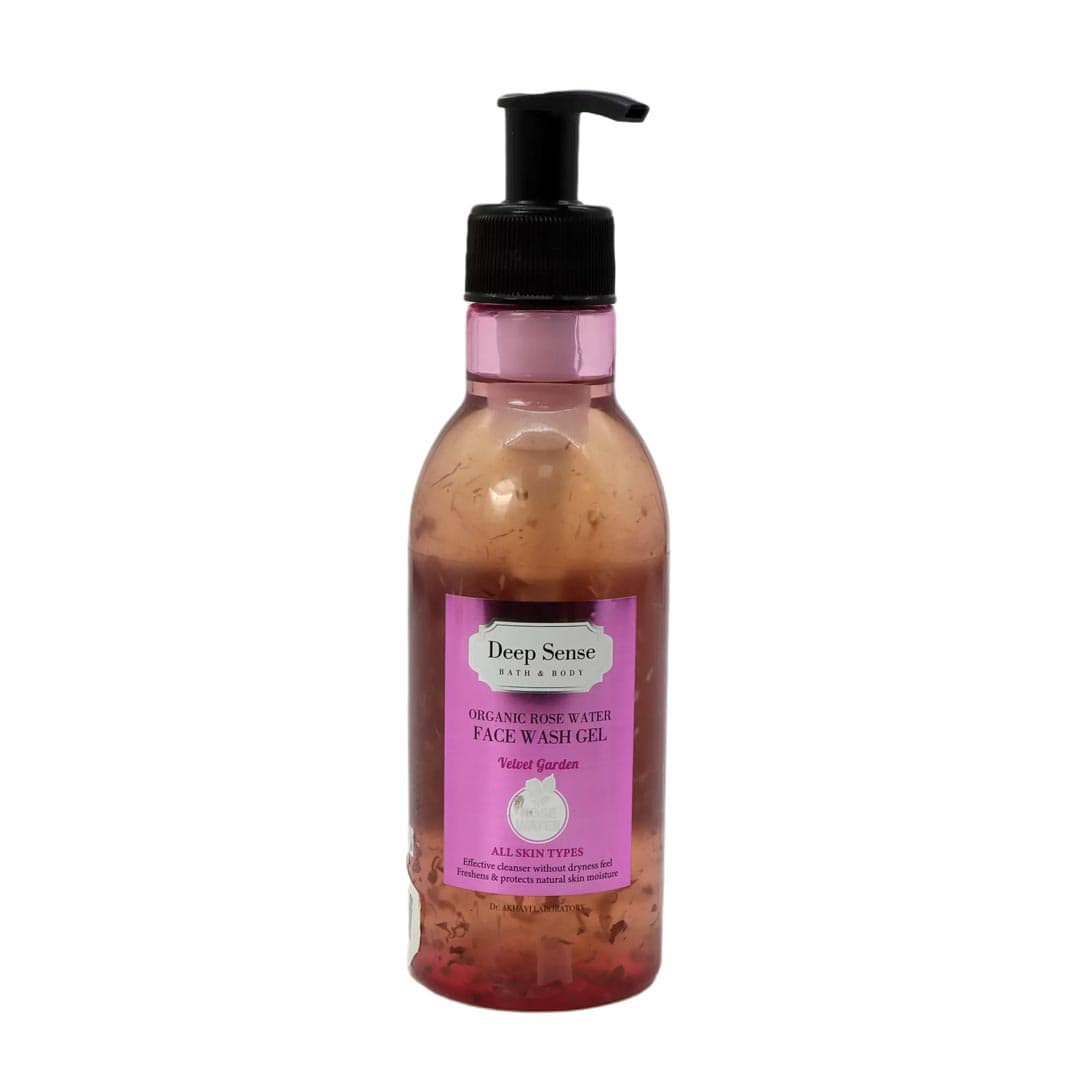 ژل شستشوی صورت گلاب مناسب انواع پوست به ویژه پوست های حساس 250میل سی گل – دیپ سنس