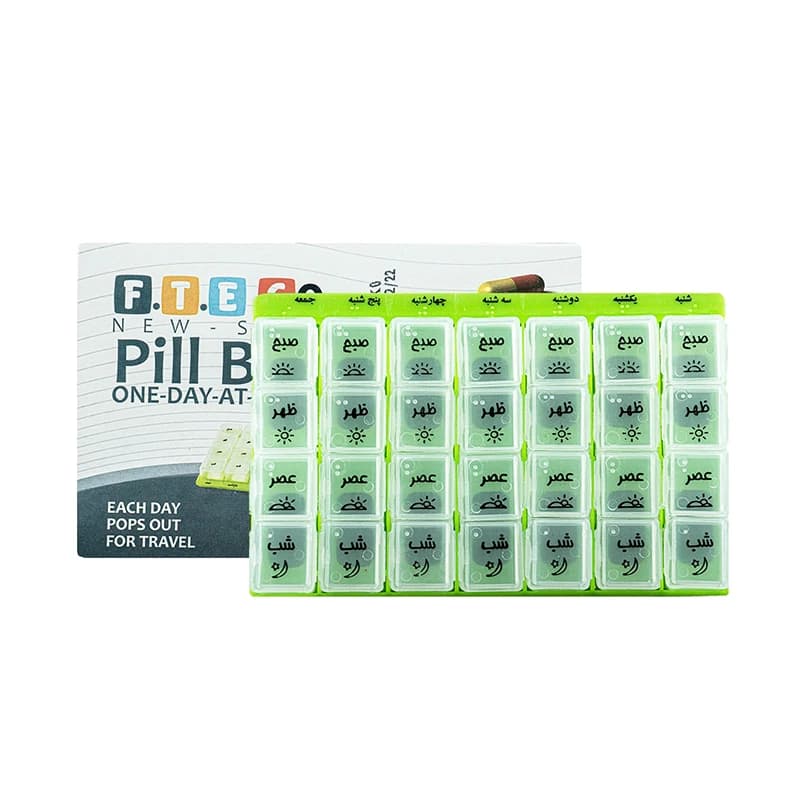 تقویم دارویی هفتگی - روزانه F.T.E CO