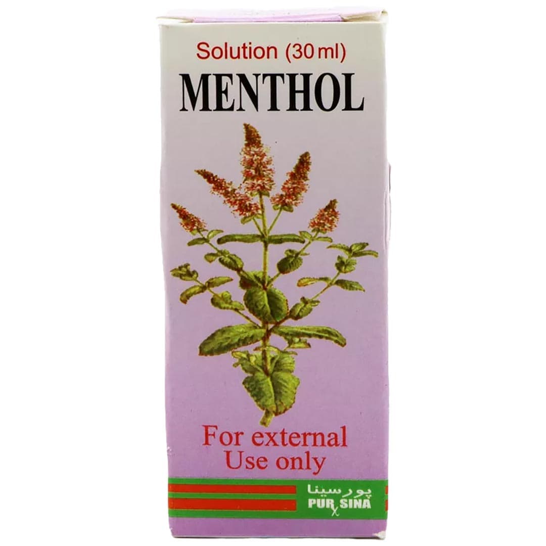 منتول محلول موضعی 30 میل پورسینا نعنا