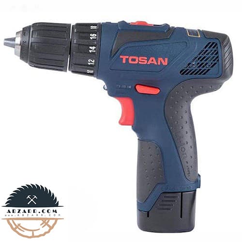دریل پیچ گوشتی شارژی 12 ولت توسن مدل 9012SC plus