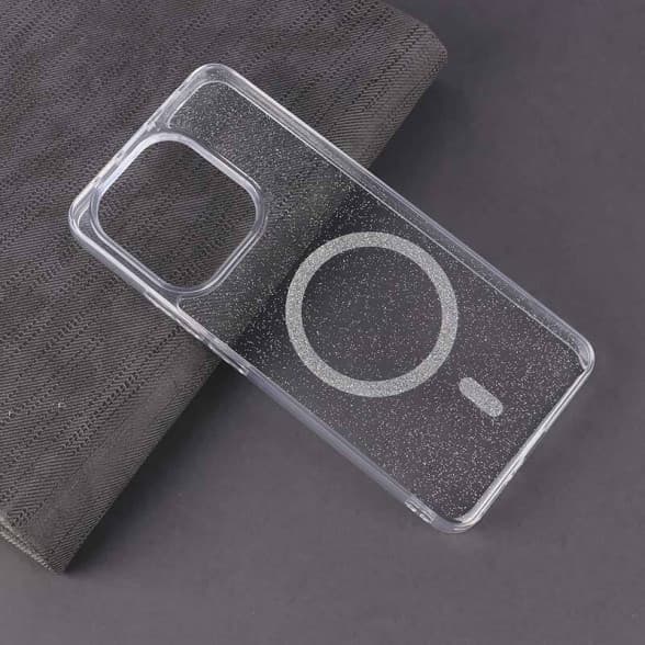 قاب شفاف اکلیلی Xiaomi Redmi Note 13 4G طرح مگ سیف