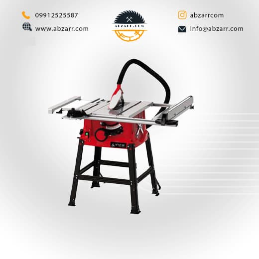 اره میزی ۲۵۰ میلیمتر پایه دار مجهز به گارد ریل محک MAHAK مدل TS-250S (( اقساط یک ساله ))