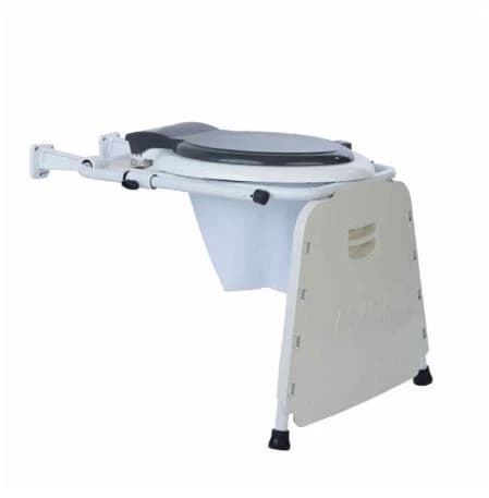 توالت فرنگی تاشو دیواری آسانا با قیف