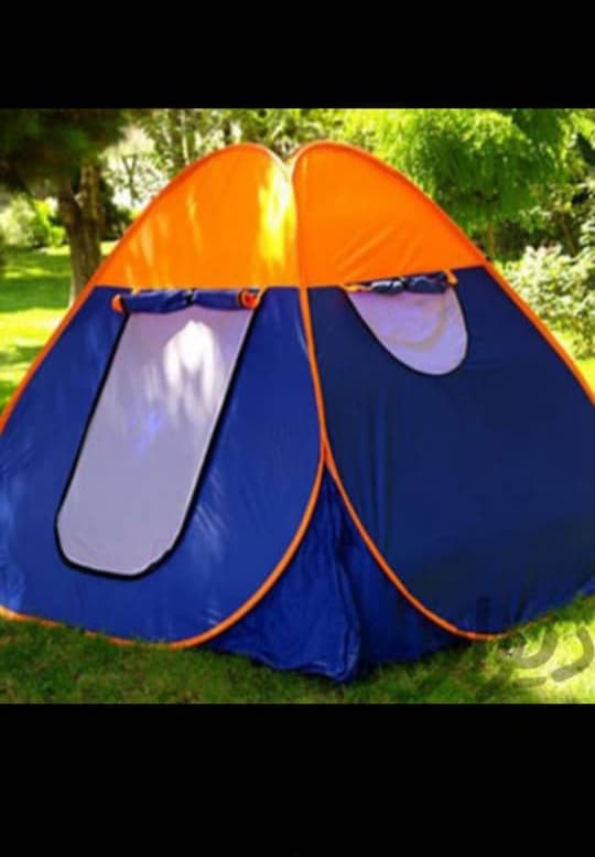 چادر مسافرتی ضد آب 8 نفره جنس آکسفورد خارجی ( با پنجره طرح ایتالیایی و هواکش دار )( ارسال رایگان)