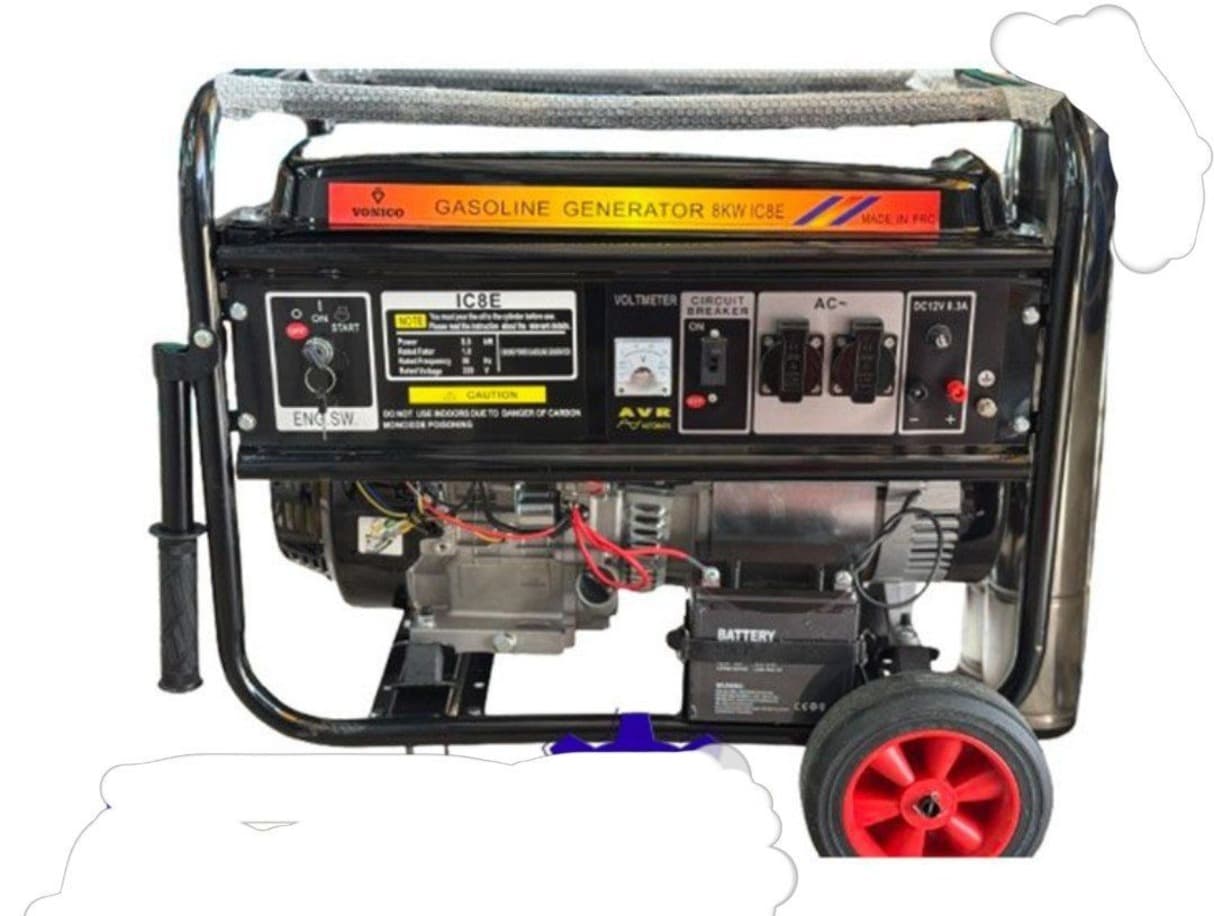 موتور برق 8 کیلو وات واقعی ونیکو تمام مس استارتی مدل IC8E